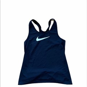 💜 Nike dri fit black racer back